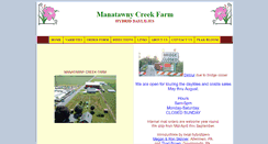Desktop Screenshot of manatawnycreekfarm.com